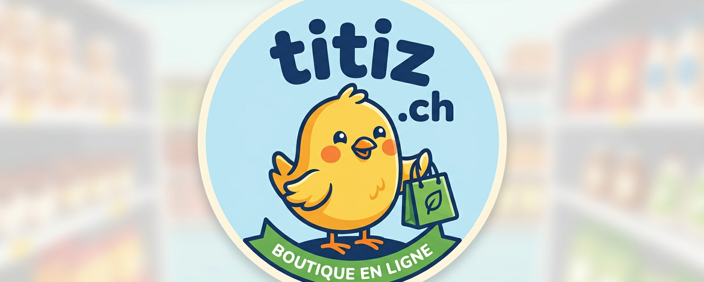 firefly gemini flash crée moi un logo avec mascotte pour mon site de vente en ligne titiz.ch 404118